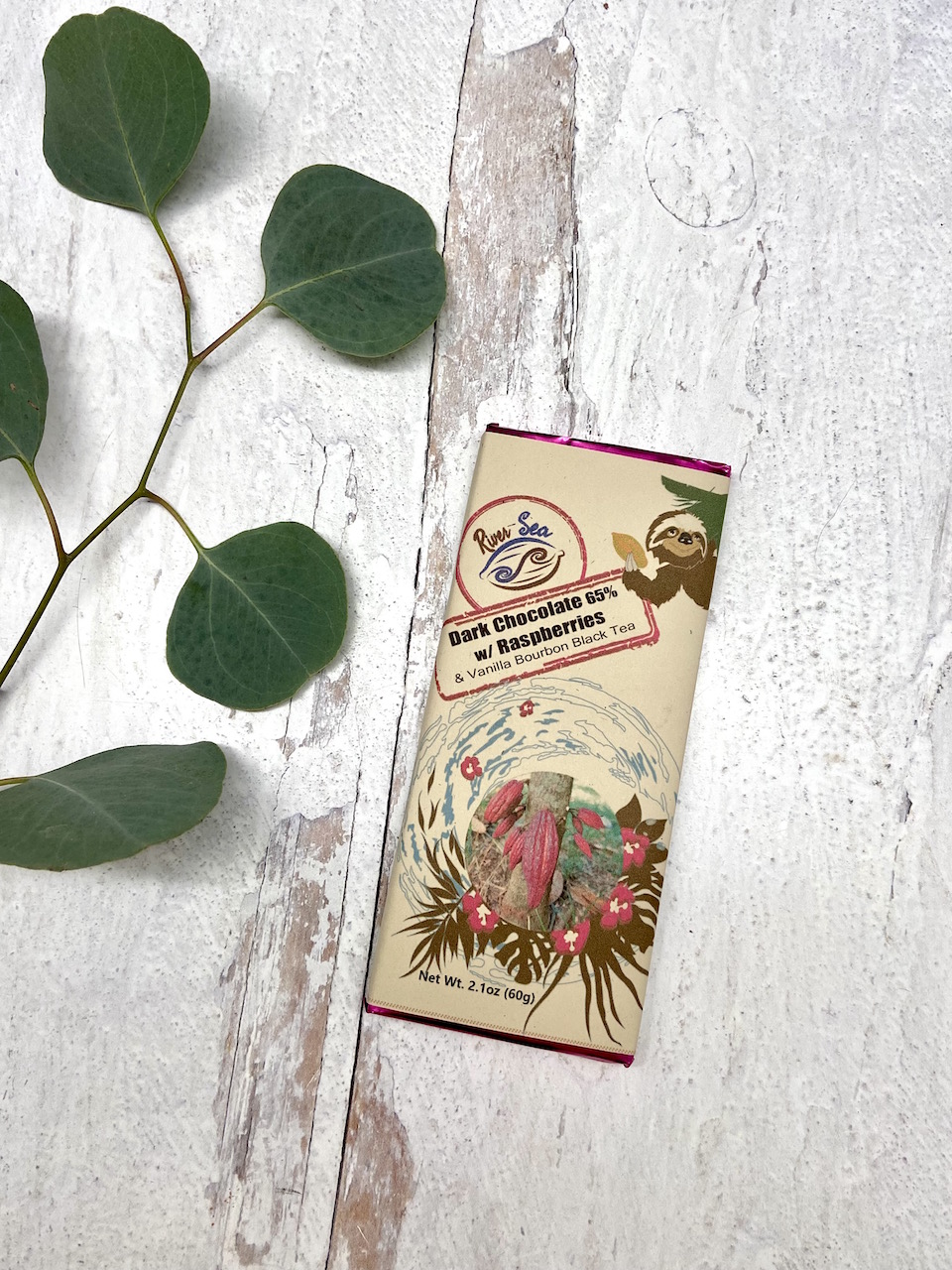 River Sea Raspberry Dark w/ Vanilla Bourbon 65%