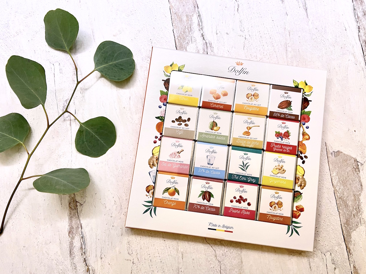 Dolfin 48 Chocolate Squares “Panaché”