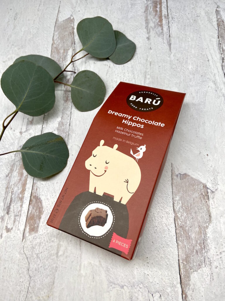 Baru Milk Chocolate + Hazelnut Hippos 4pc