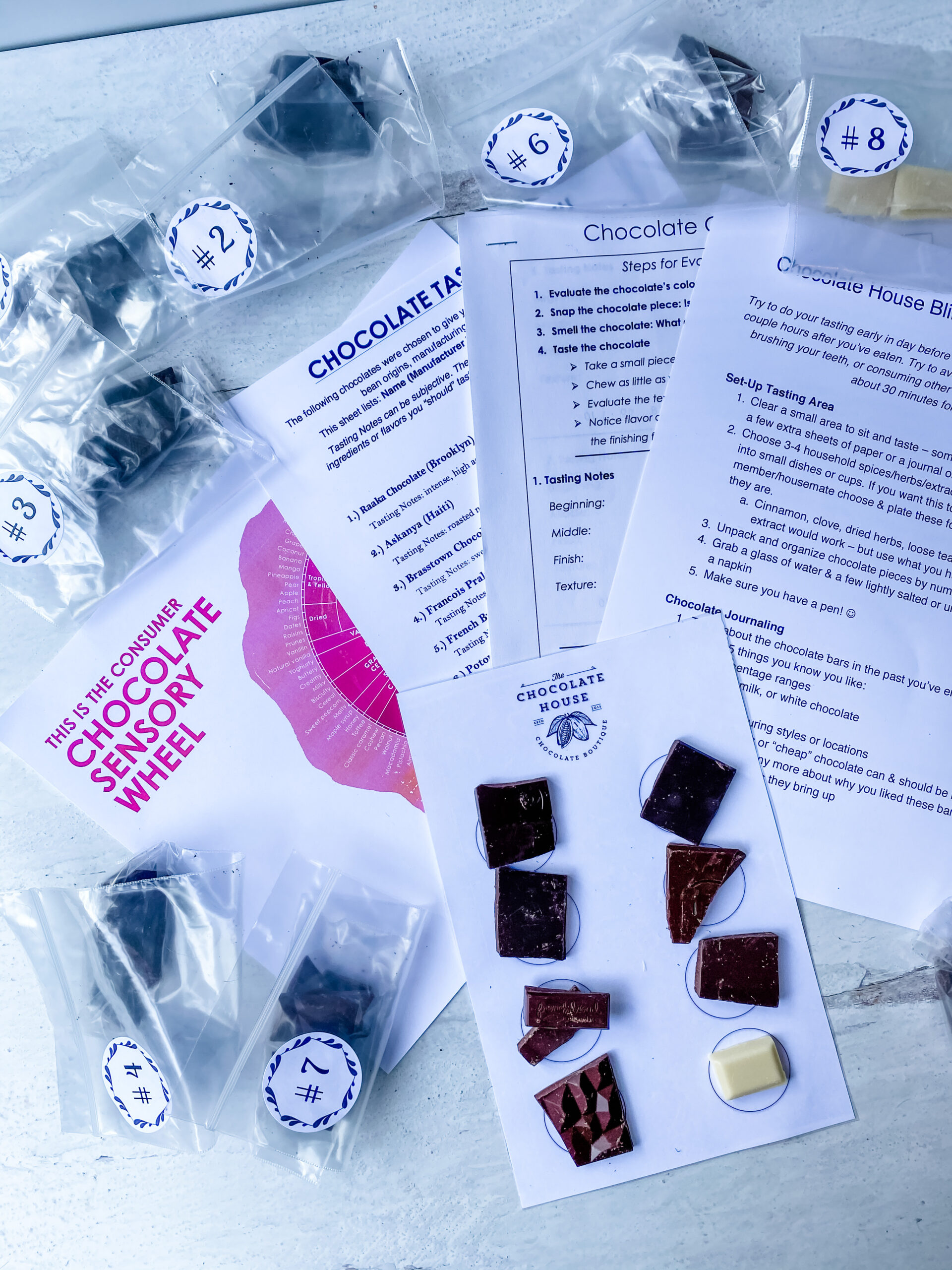 Blind Chocolate Tasting Kit