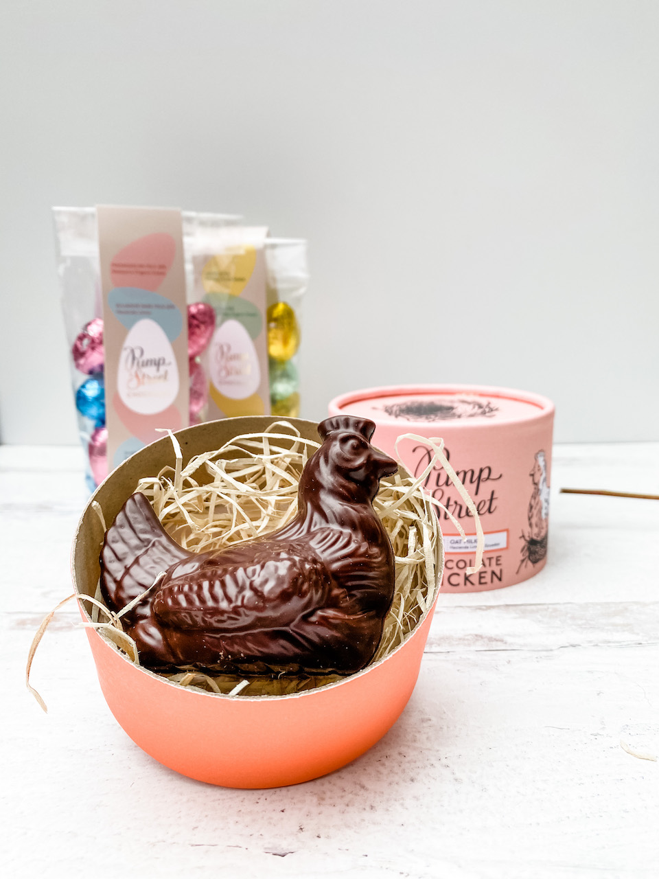 Pump Street Easter Chicken Oat Milk Chocolate, 60%