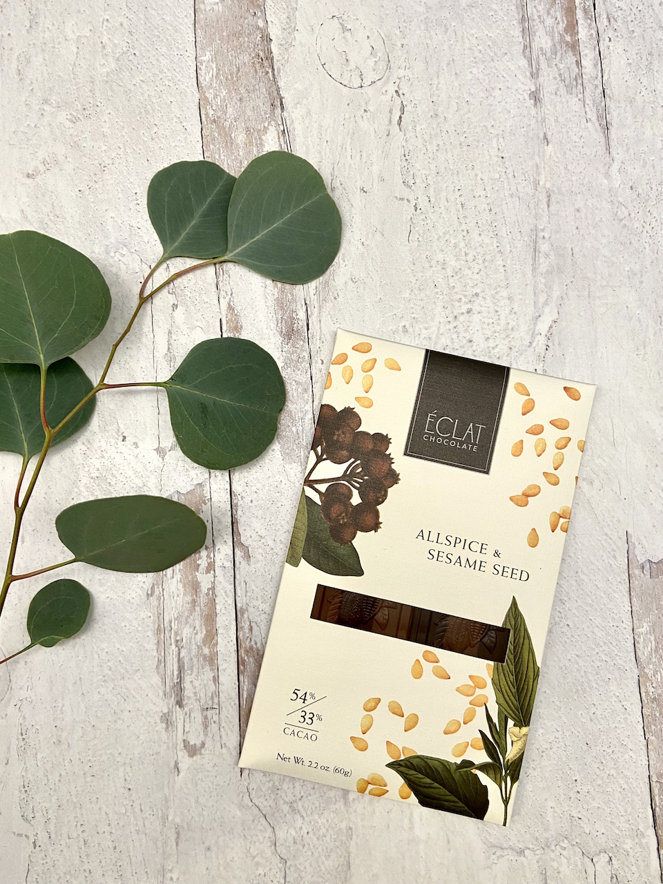 Eclat Chocolate Allspice & Sesame Seed