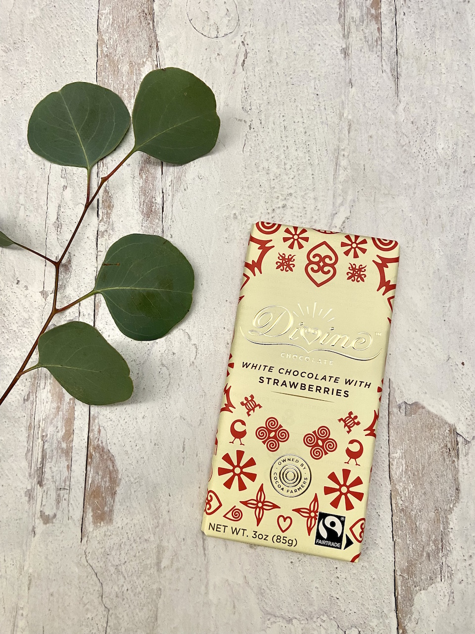 Divine White Chocolate with Strawberries