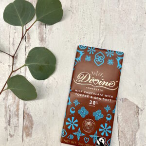 Divine Milk Chocolate with Toffee and Sea Salt 38%