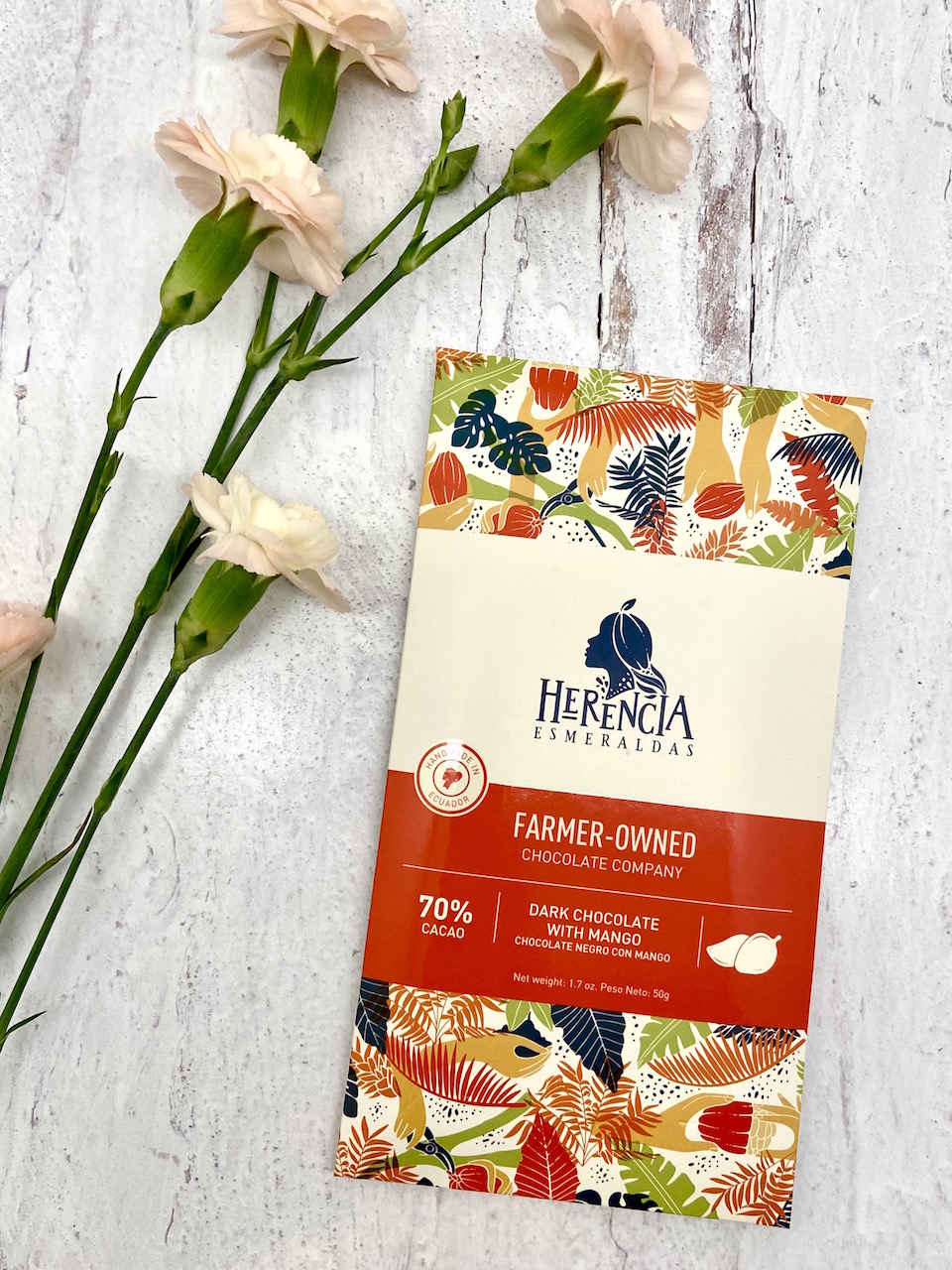 Herencia Esmeraldas 70% with Mango