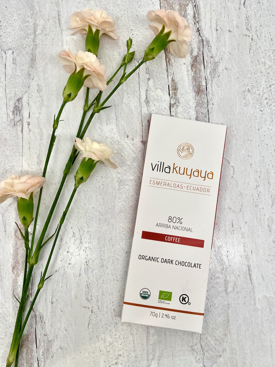 Villakuyaya Coffee 80% Dark Chocolate