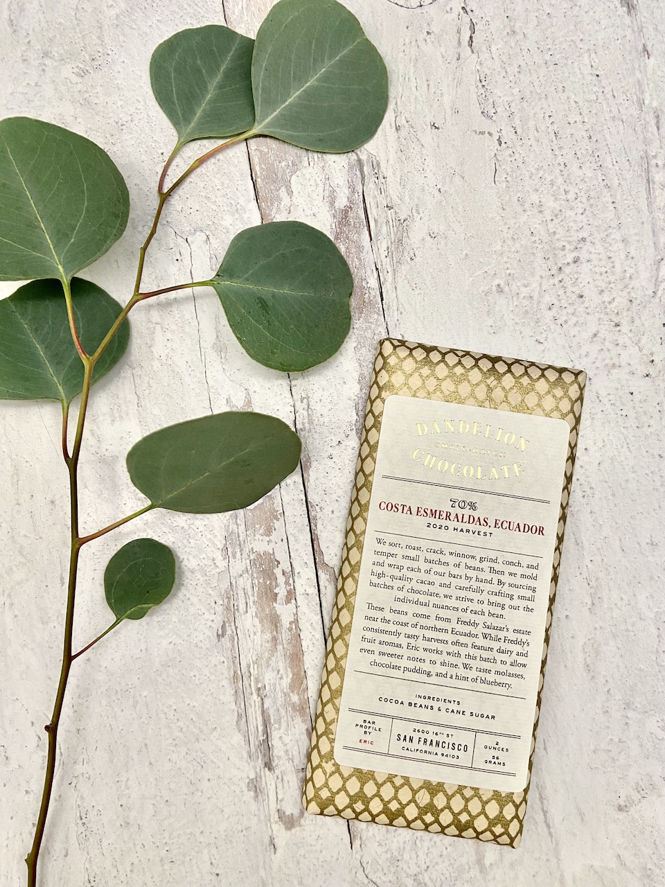 Dandelion Costa Esmeraldas, Ecuador, 70%