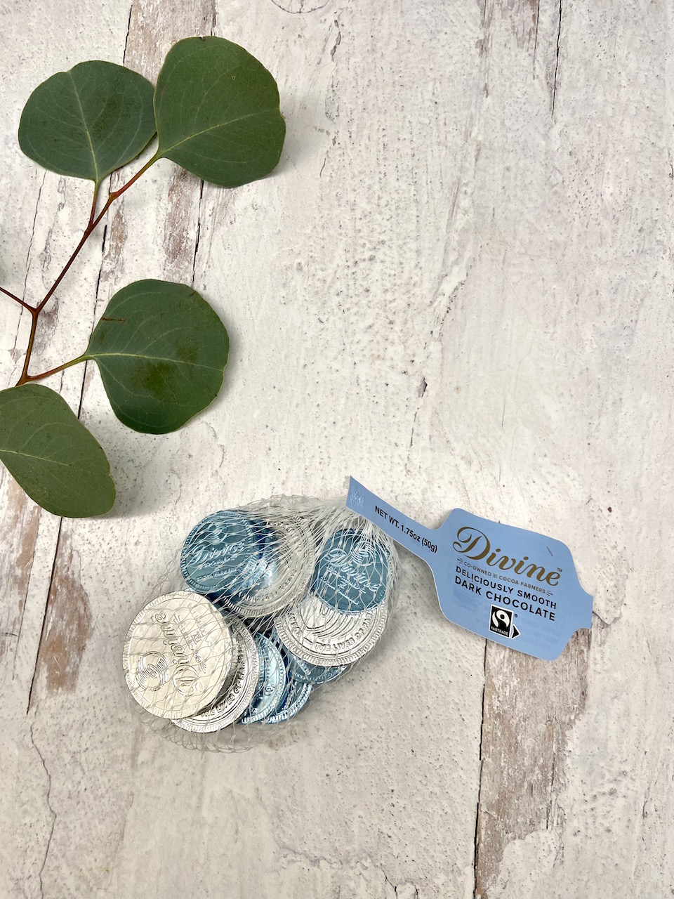 Divine Dark Chocolate Coins