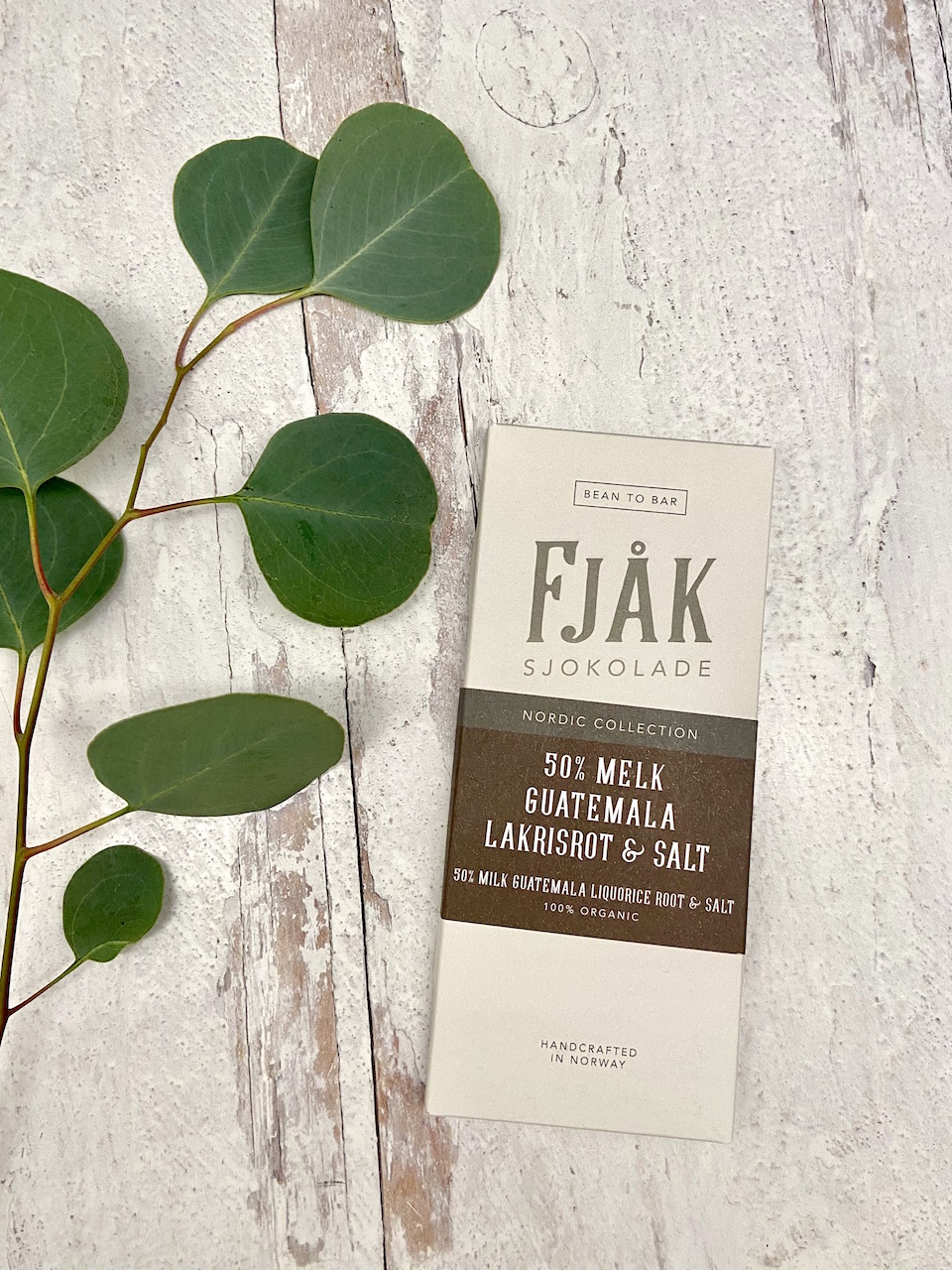 Fjåk 50% Milk Guatemala Liquorice Root & Salt