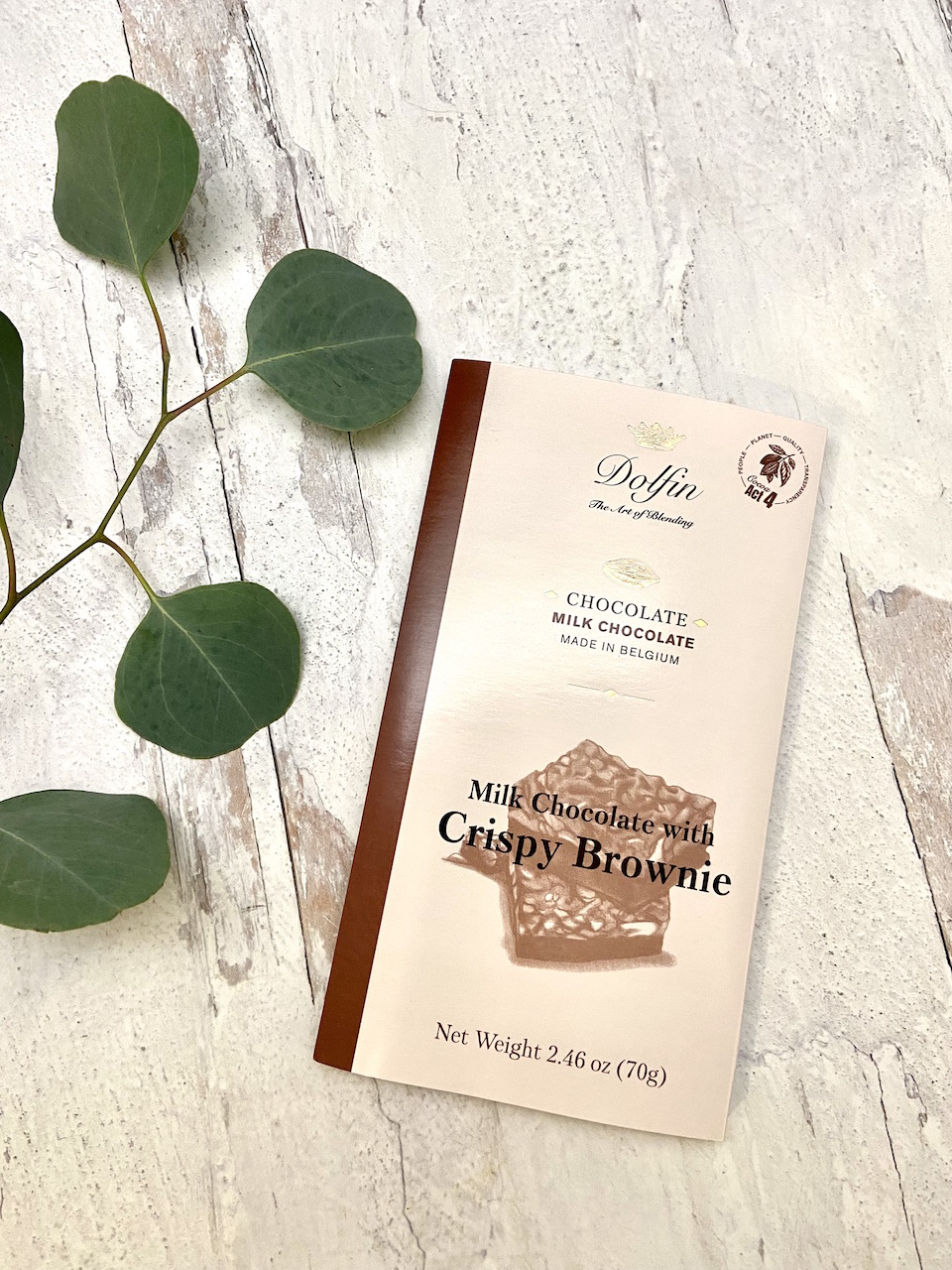 Dolfin Milk Chocolate with Crispy Brownie