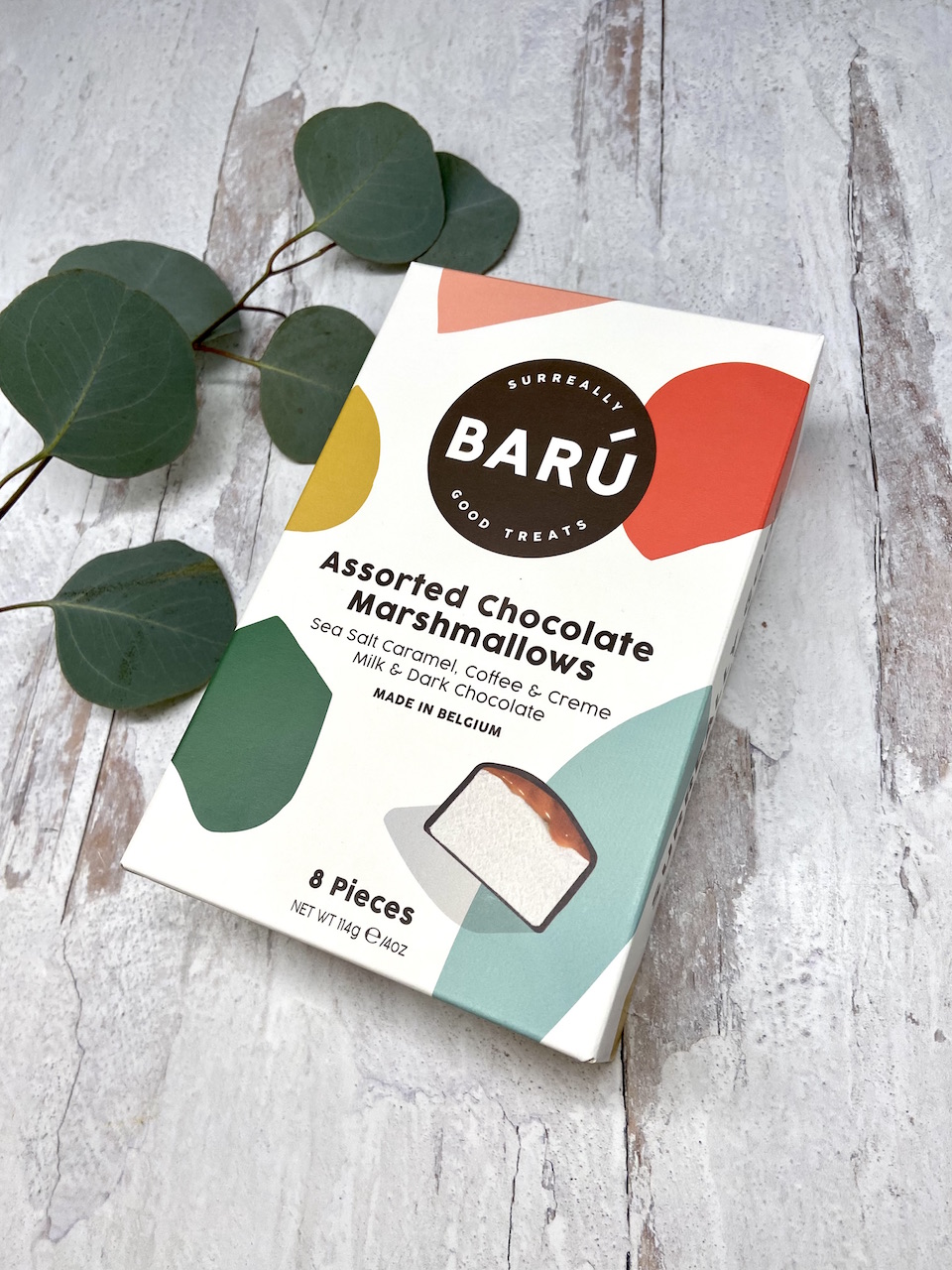 Baru Assorted Chocolate Marshmallows 8pc