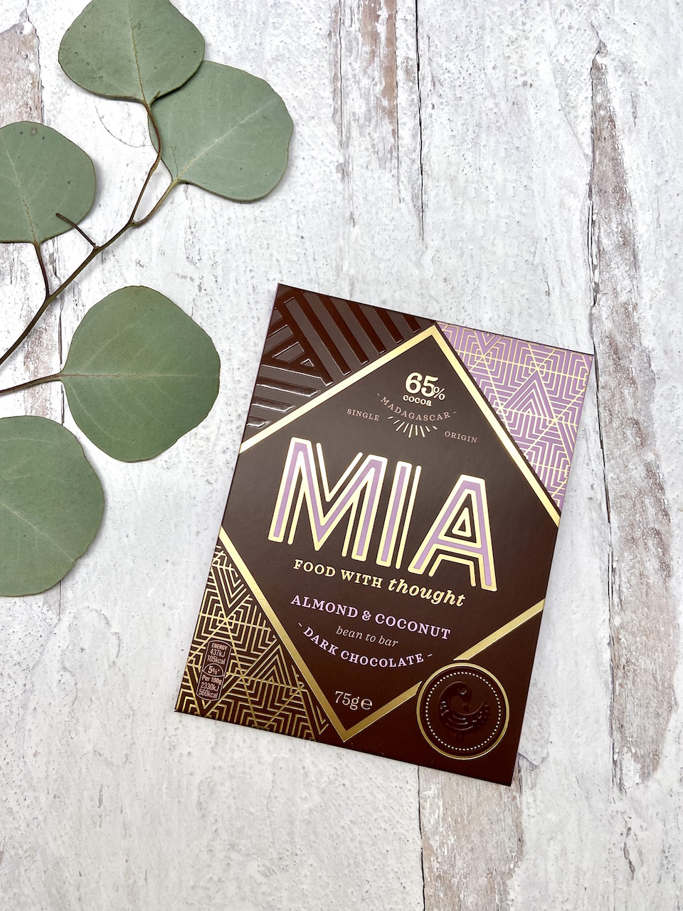 Mia Almond & Coconut Dark Bar