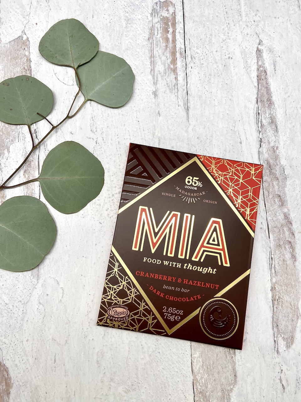 Mia Cranberry & Hazelnut Dark Bar