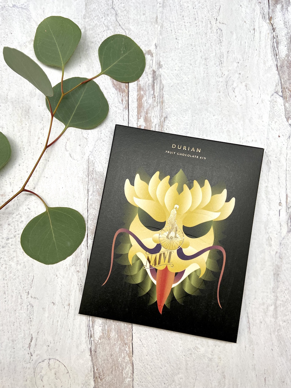 Naive Durian Dark 61% Chocolate