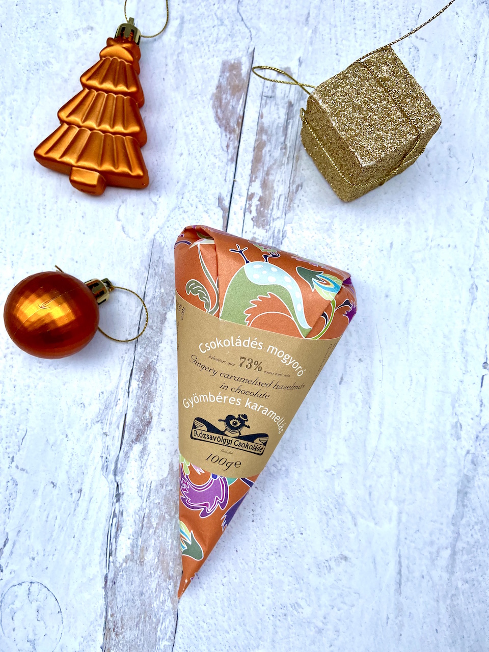 Rozsavolgyi Hazelnuts covered with ginger caramel chocolate