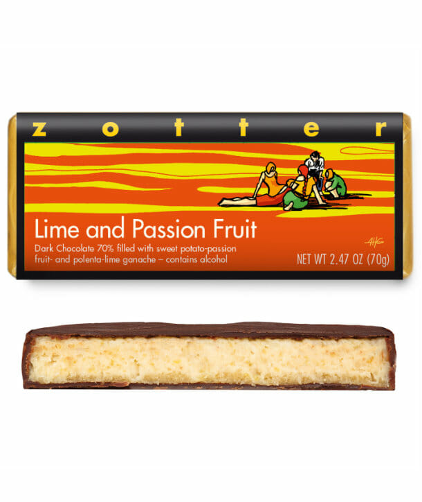 Zotter Lime and Passion Fruit