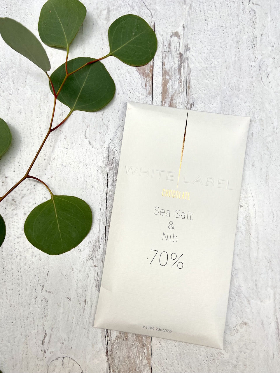 White label 70% Roasted Nib + Sea Salt