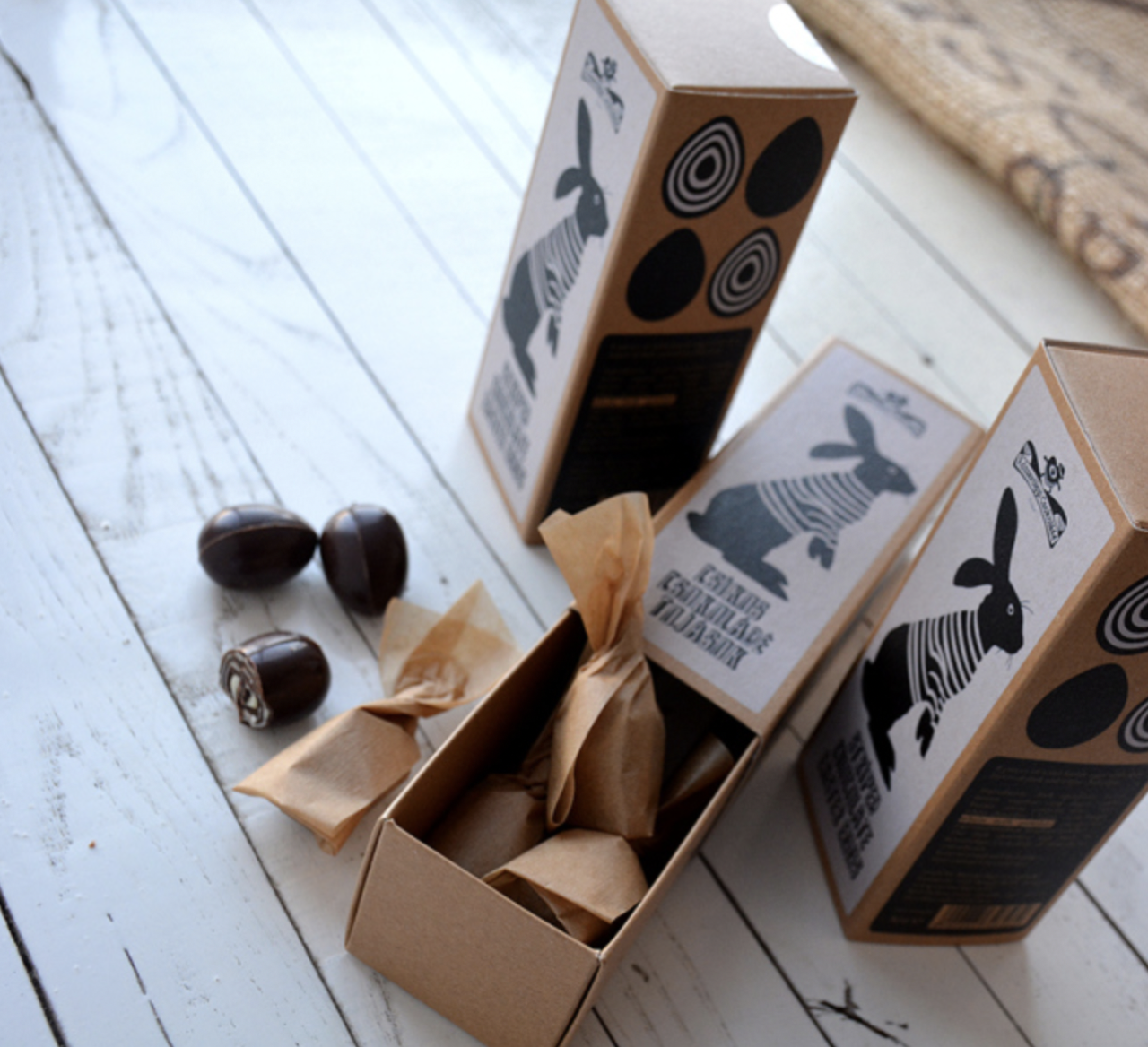 Rozsavolgyi Striped Chocolate Easter Eggs