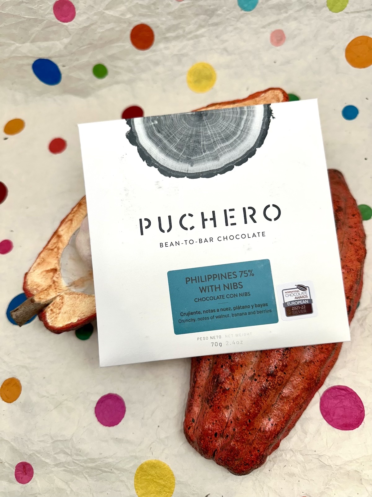 Puchero 75% Philippines Paquibato with cacao Nibs