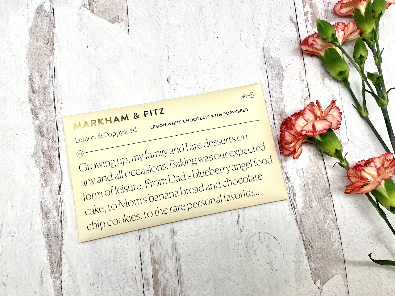 Markham & Fitz Lemon Poppyseed White