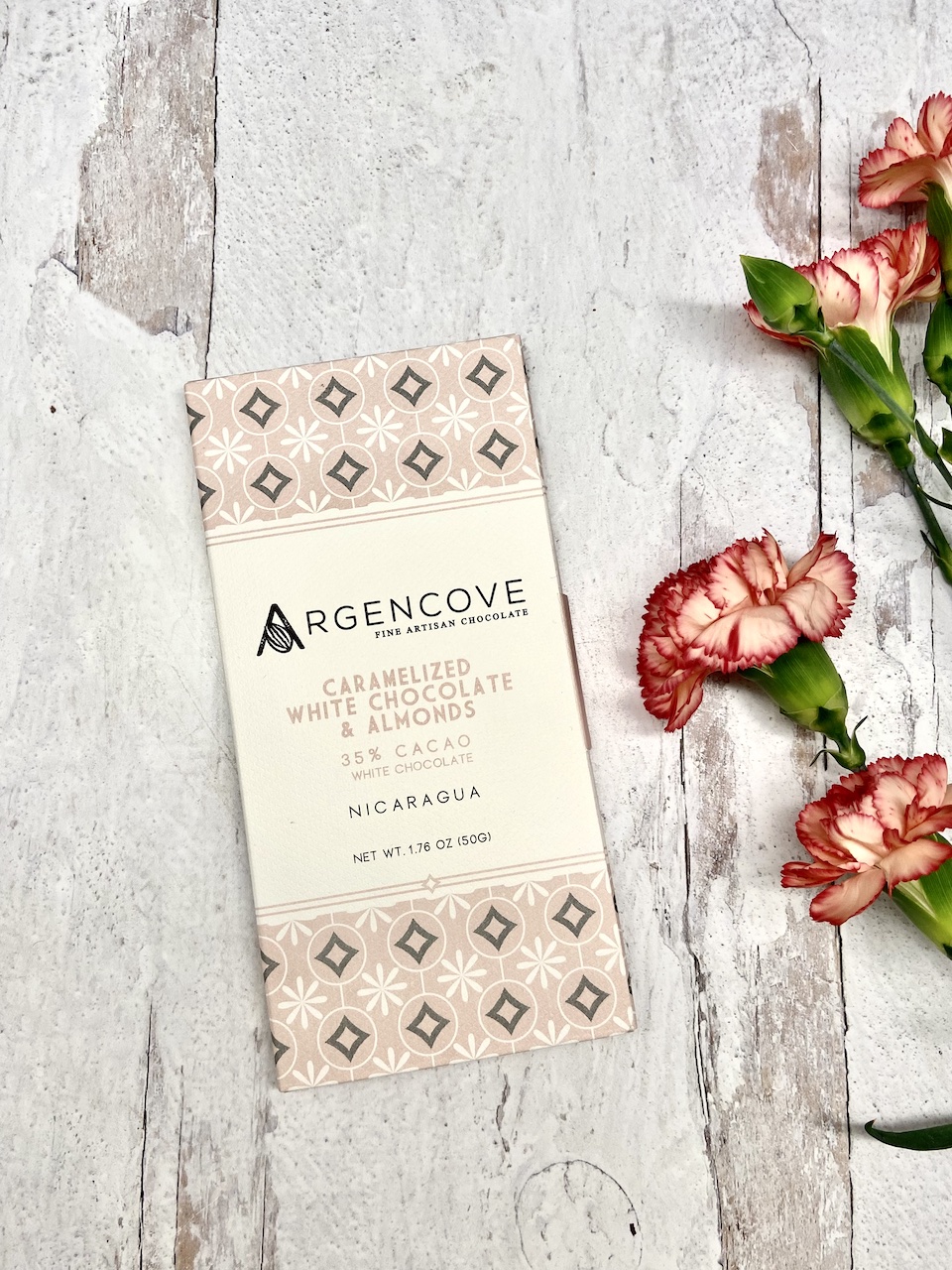 Argencove Caramelized White Chocolate & Almonds 35%