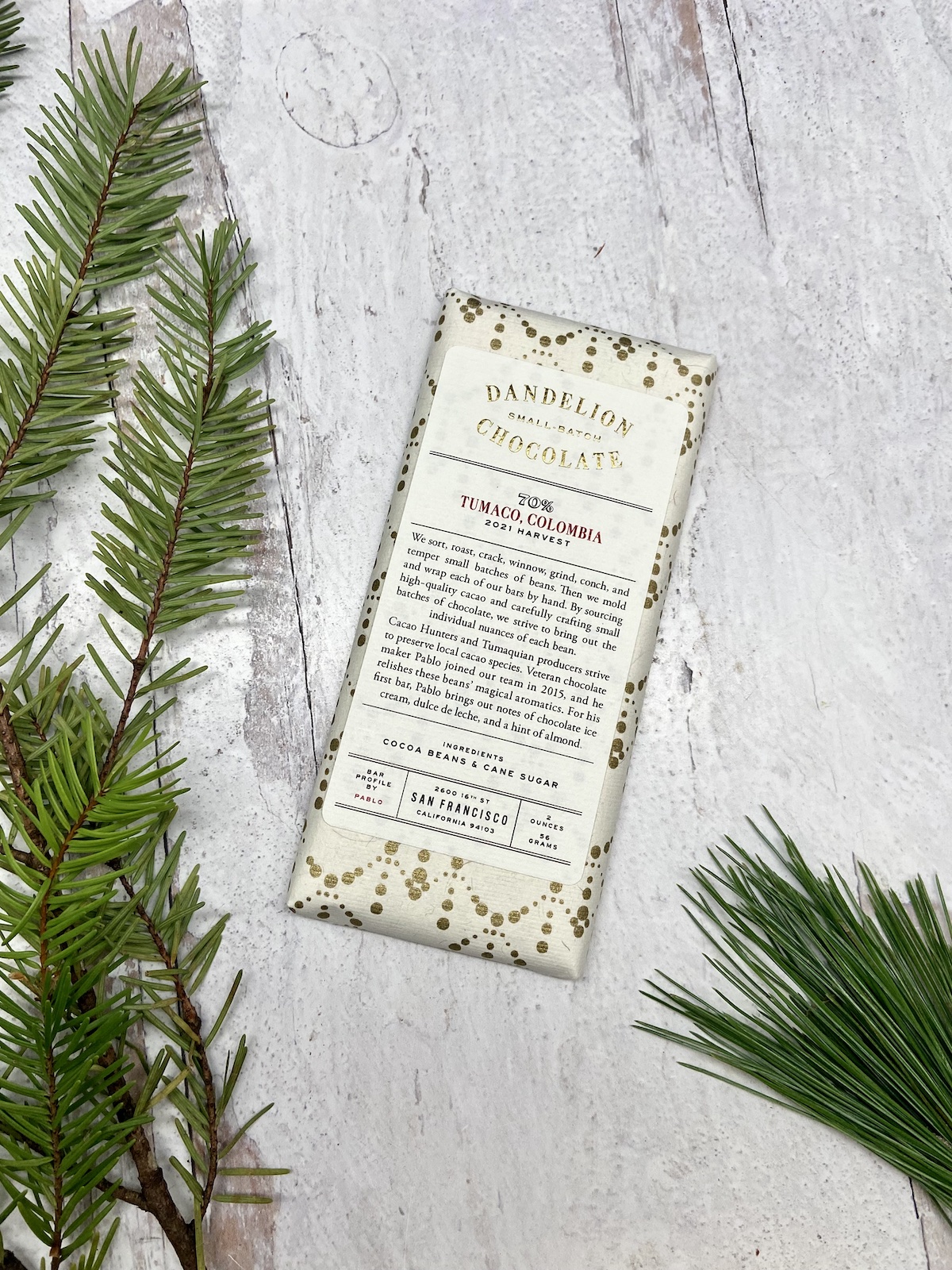 Dandelion Tumaco Colombia 70%