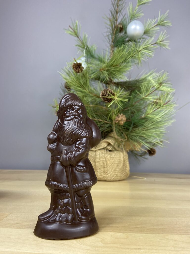Nirvana Santa with backpack hollow dark chocolate 100g