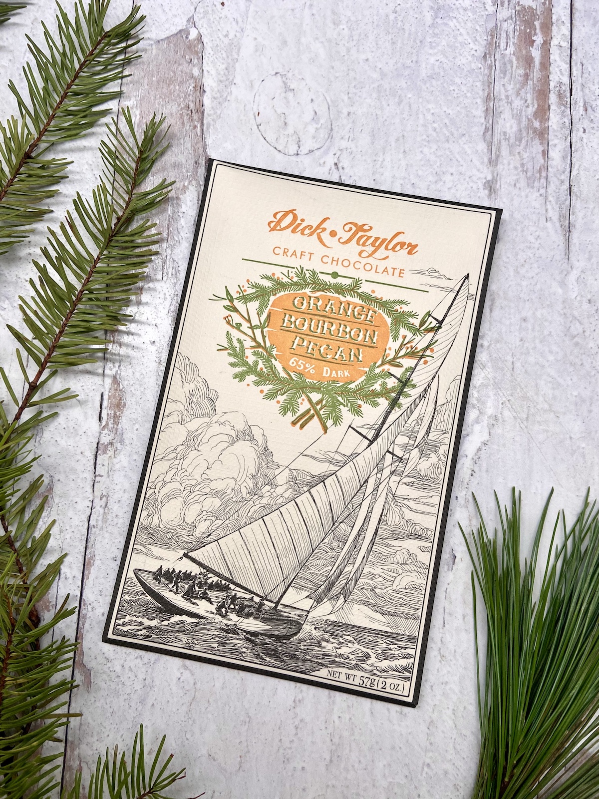 Dick Taylor Orange Bourbon Pecan 65%