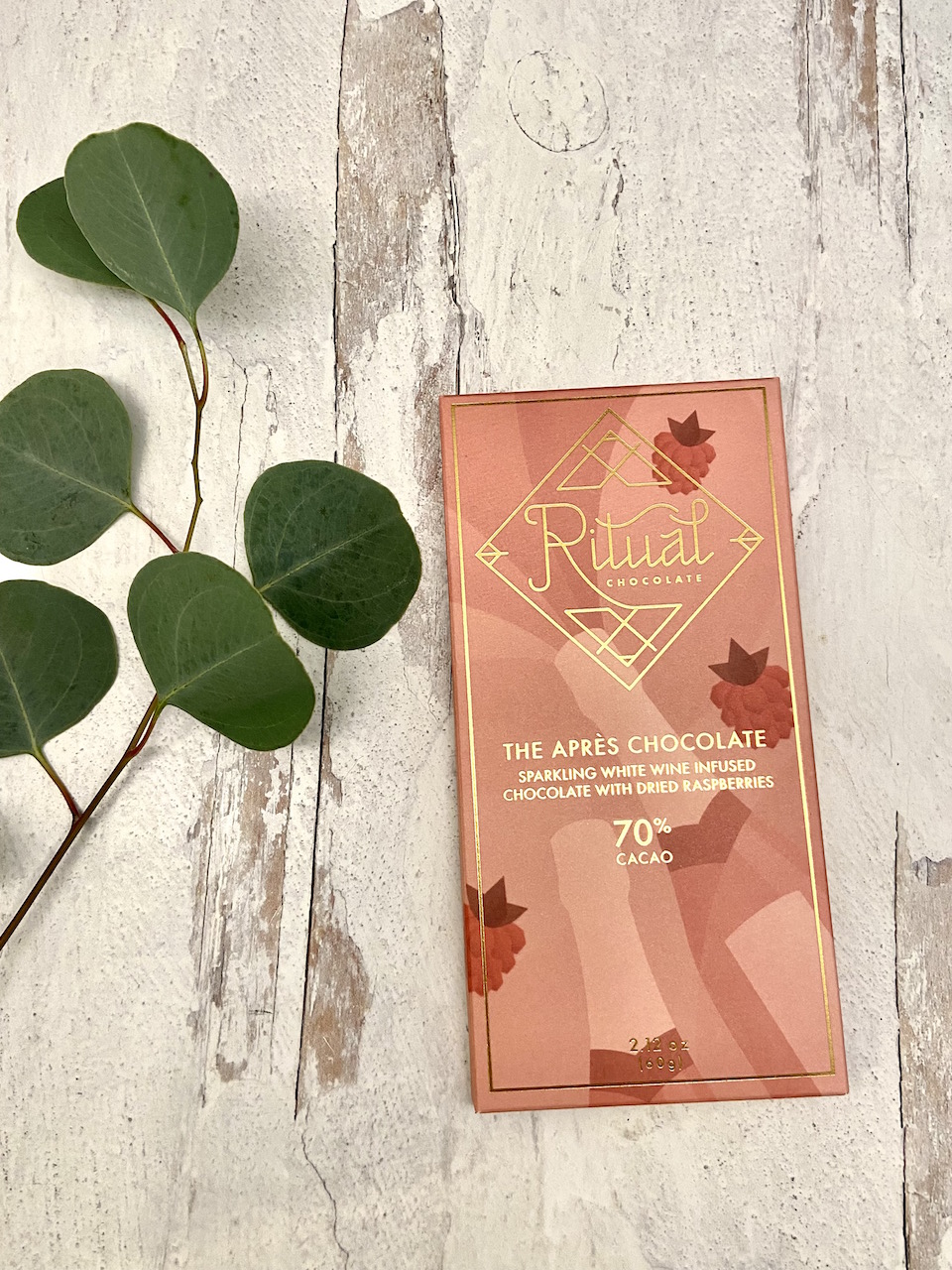 Ritual Apres Chocolate Sparkling Wine with Raspberries 70%