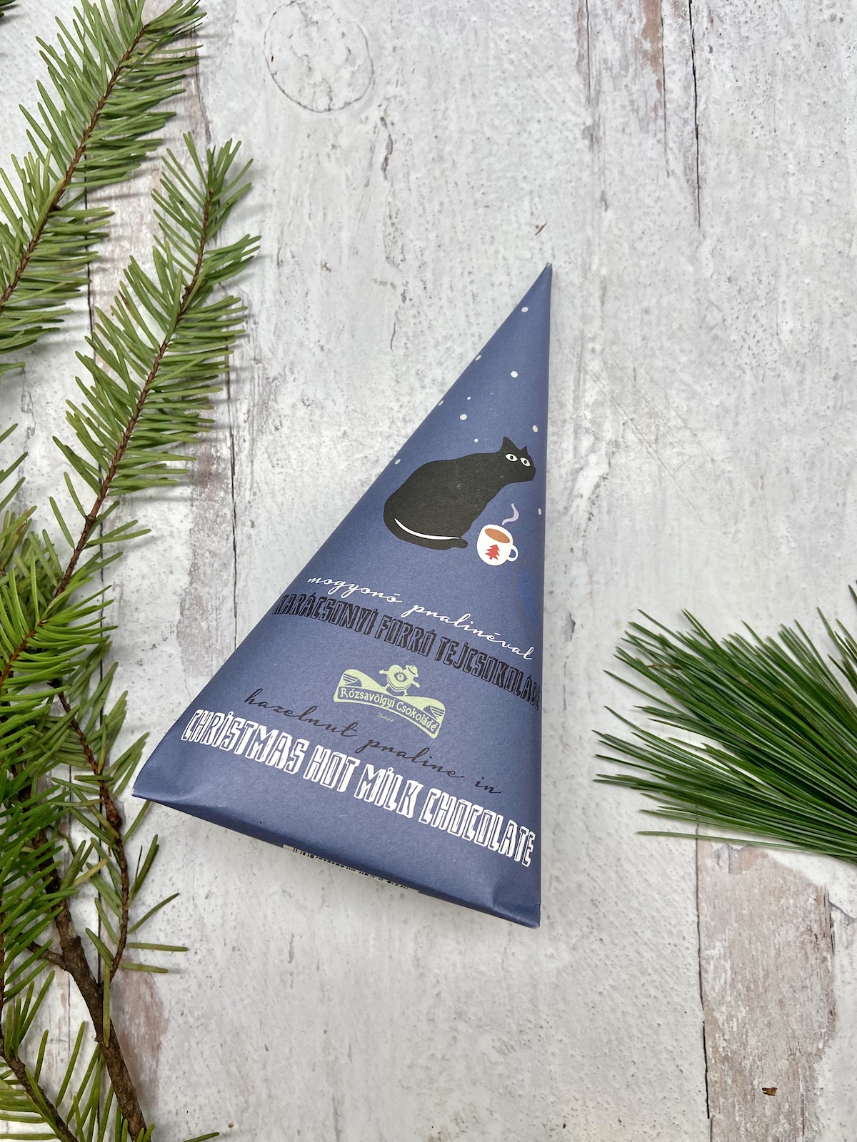 Rozsavolgyi Csokolade Hazelnut Praline Christmas Hot Milk Chocolate