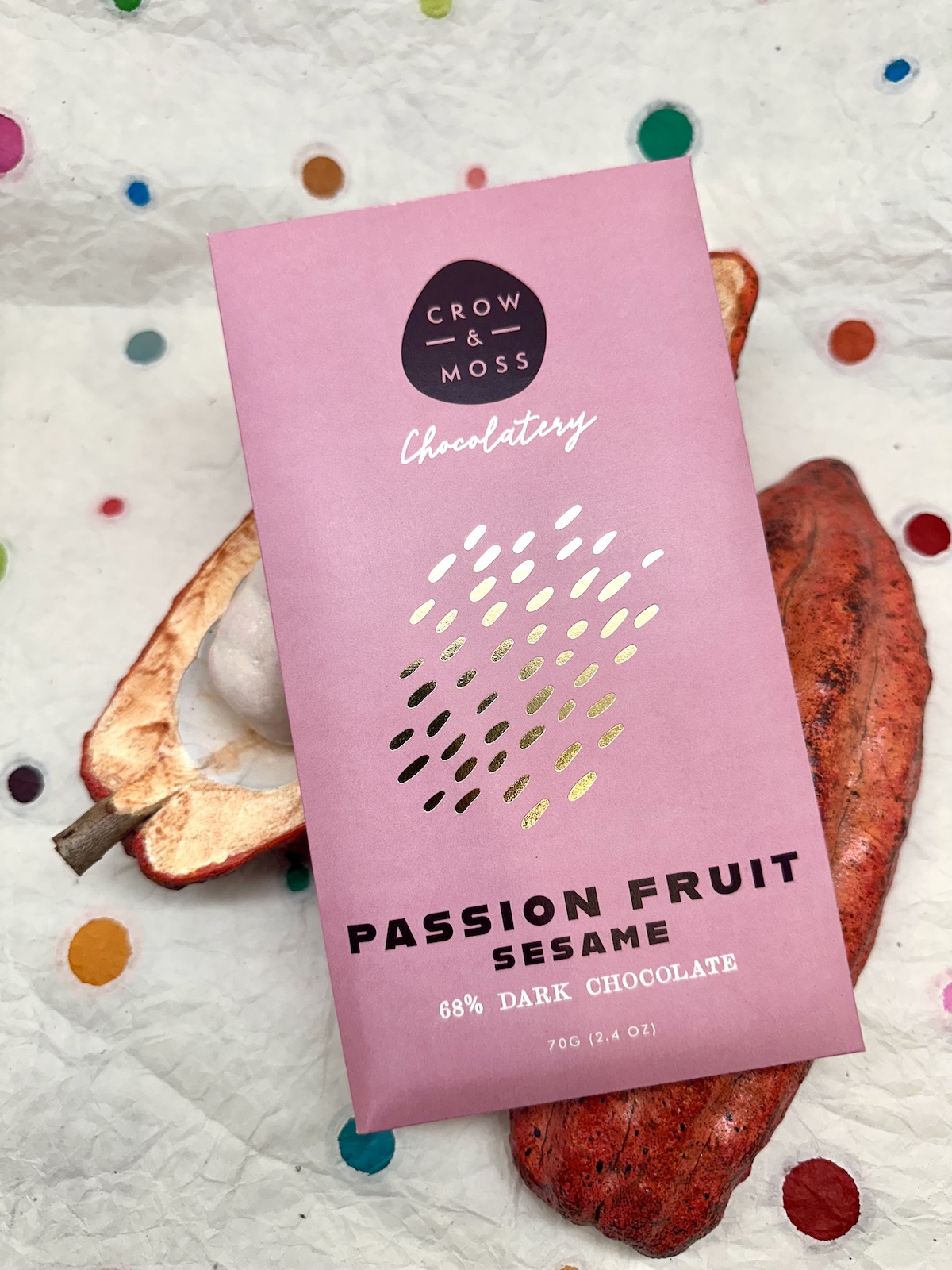 Crow & Moss Passion Fruit Sesame 68%