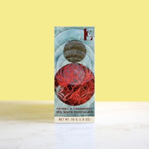 Lumineux Fennel & Cranberry White Chocolate 35%