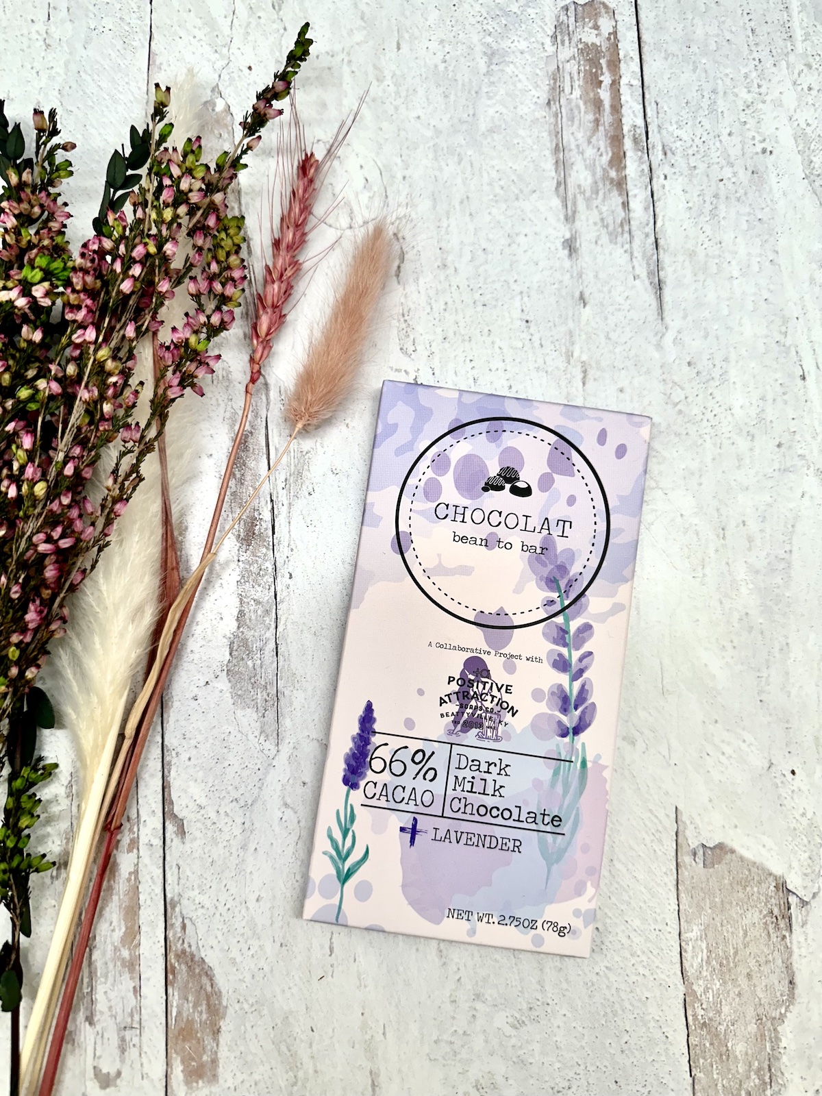 Chocolat Inn Lavender Dark Milk 66%