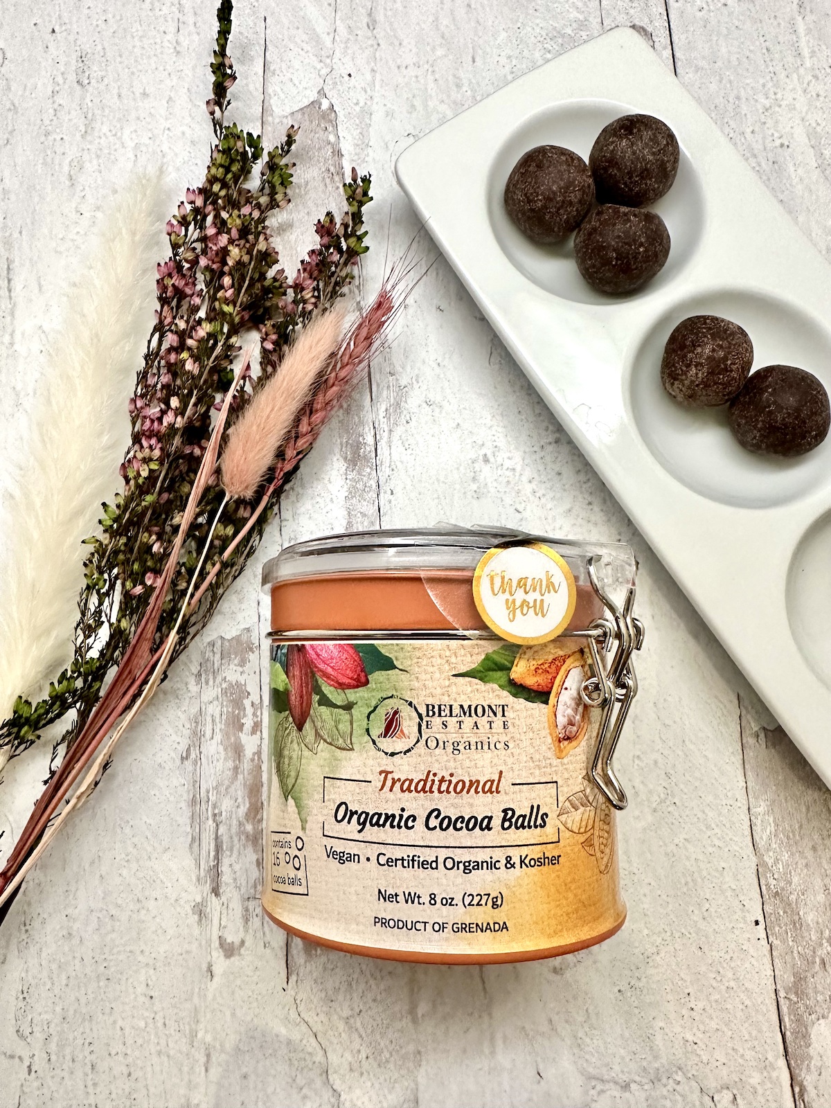 Belmont Estate Organics Organic Cocoa Balls Traditional 100%