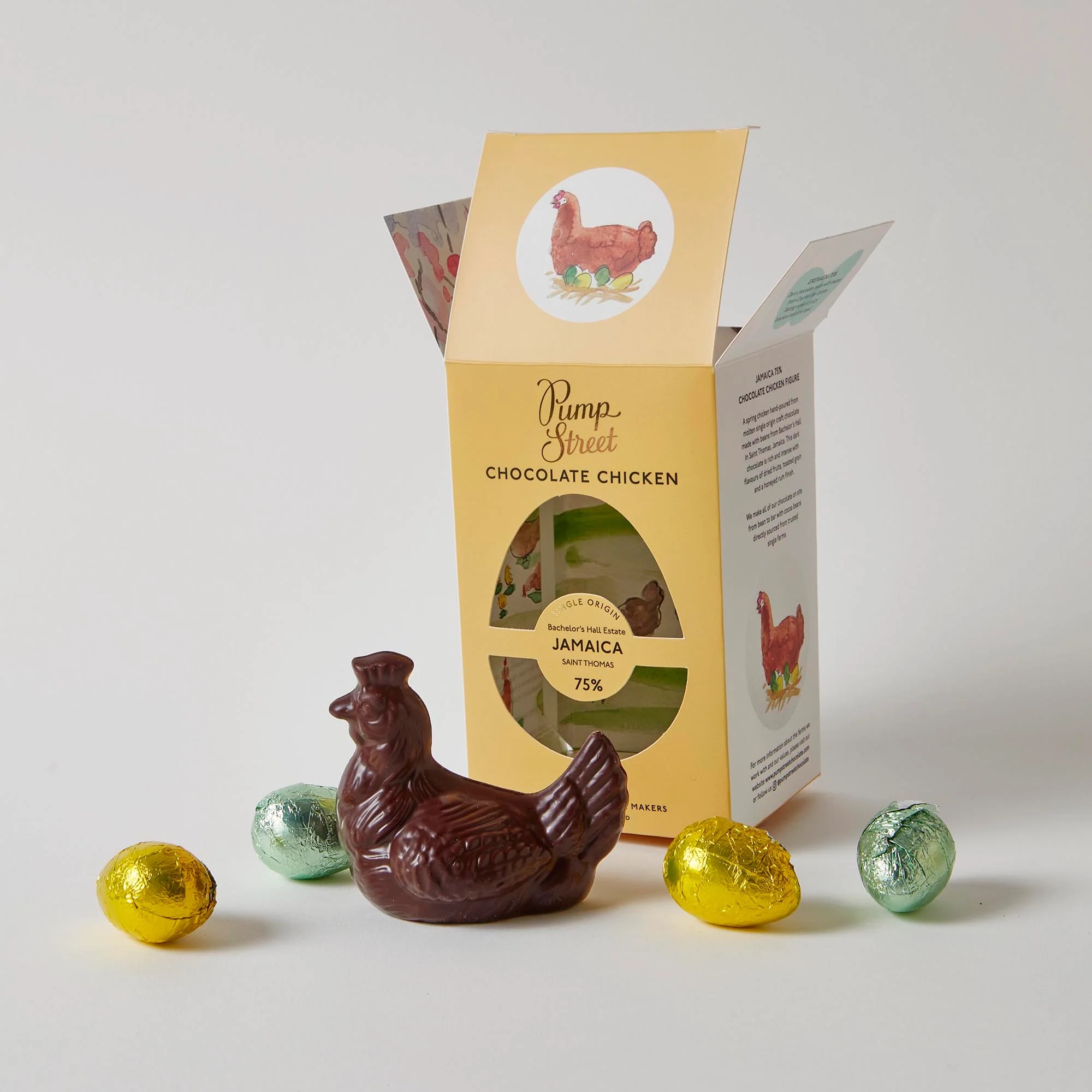 Pump Street Chicken & Eggs Dark Chocolate 75%