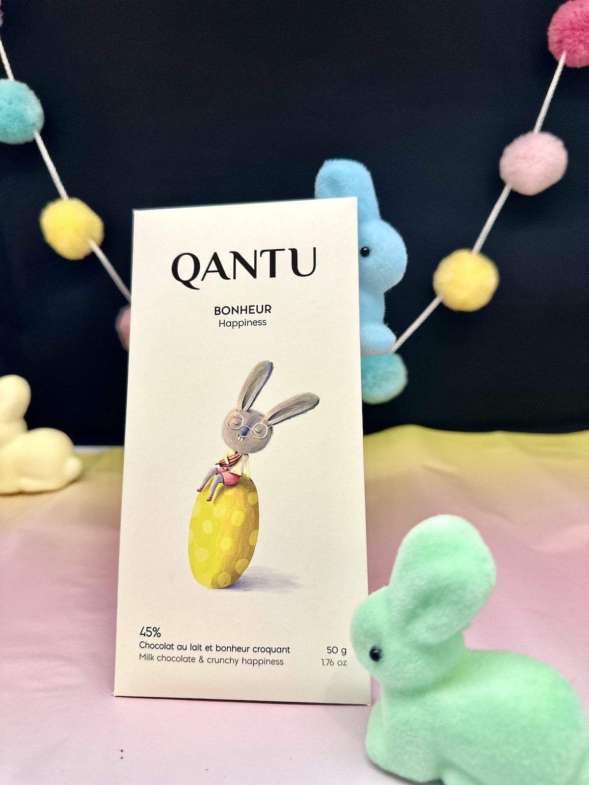 Qantu Happiness – 45% milk chocolate and spices