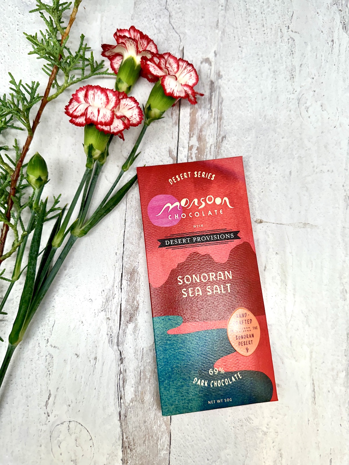 Monsoon Sonoran Sea Salt Milk Chocolate 40%