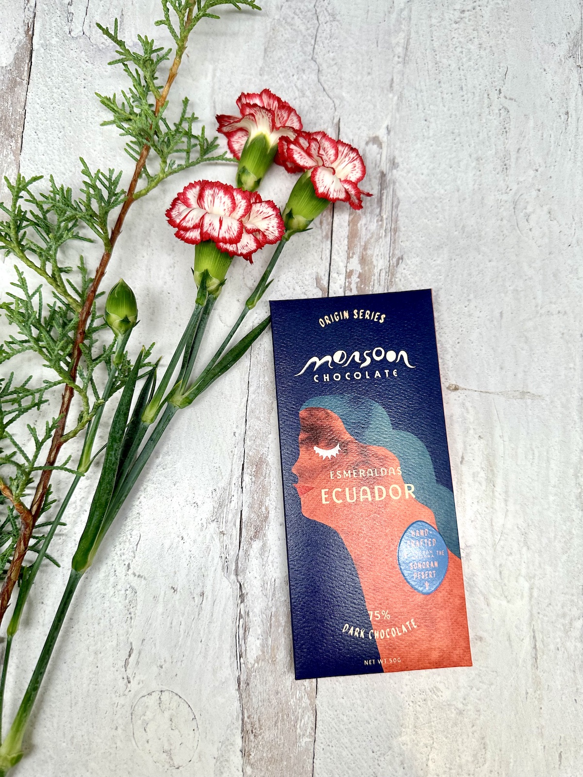 Monsoon Ecuador Esmeraldas Dark Chocolate 75%