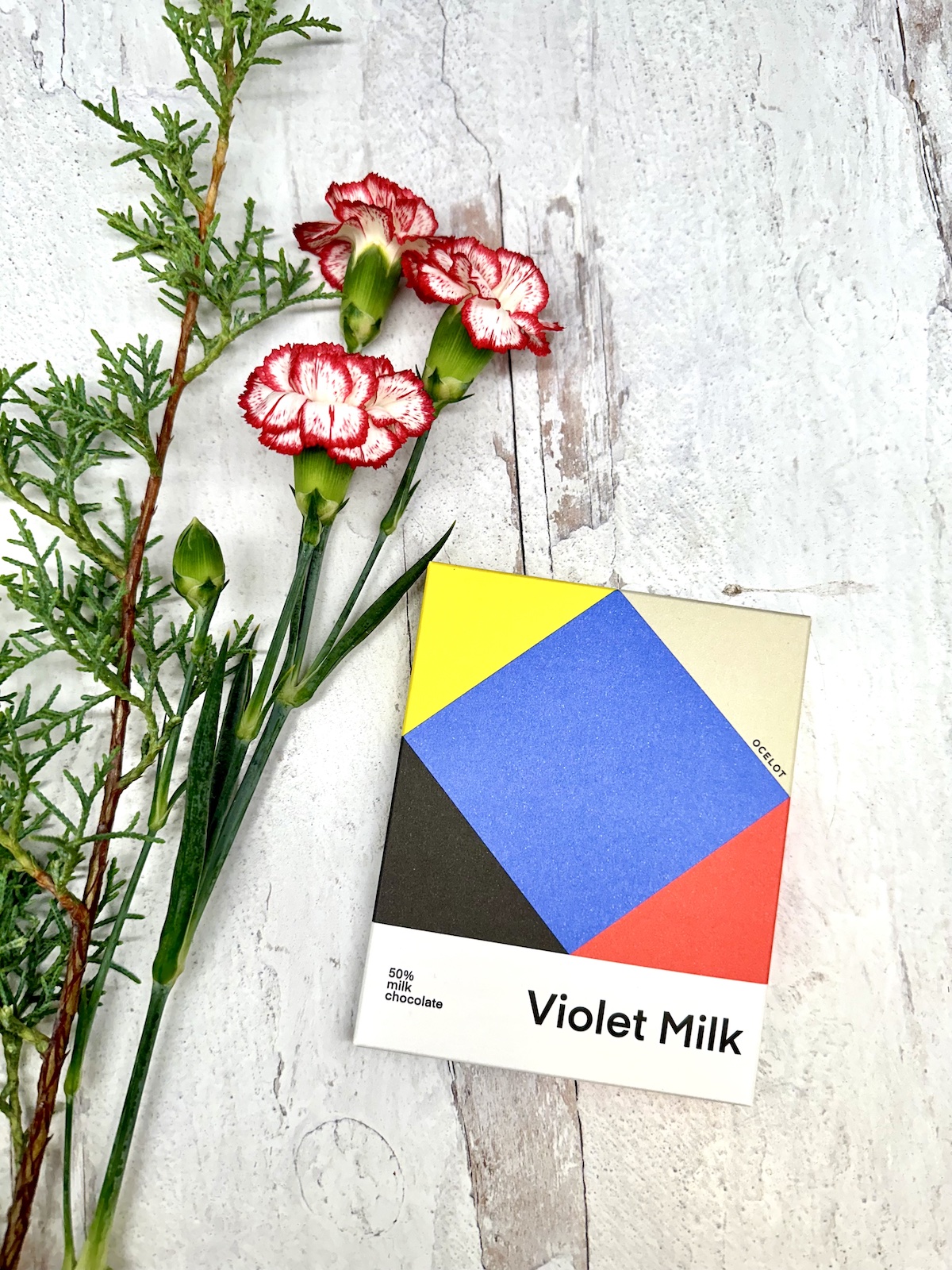 Ocelot Violet Dark Milk Chocolate 50%