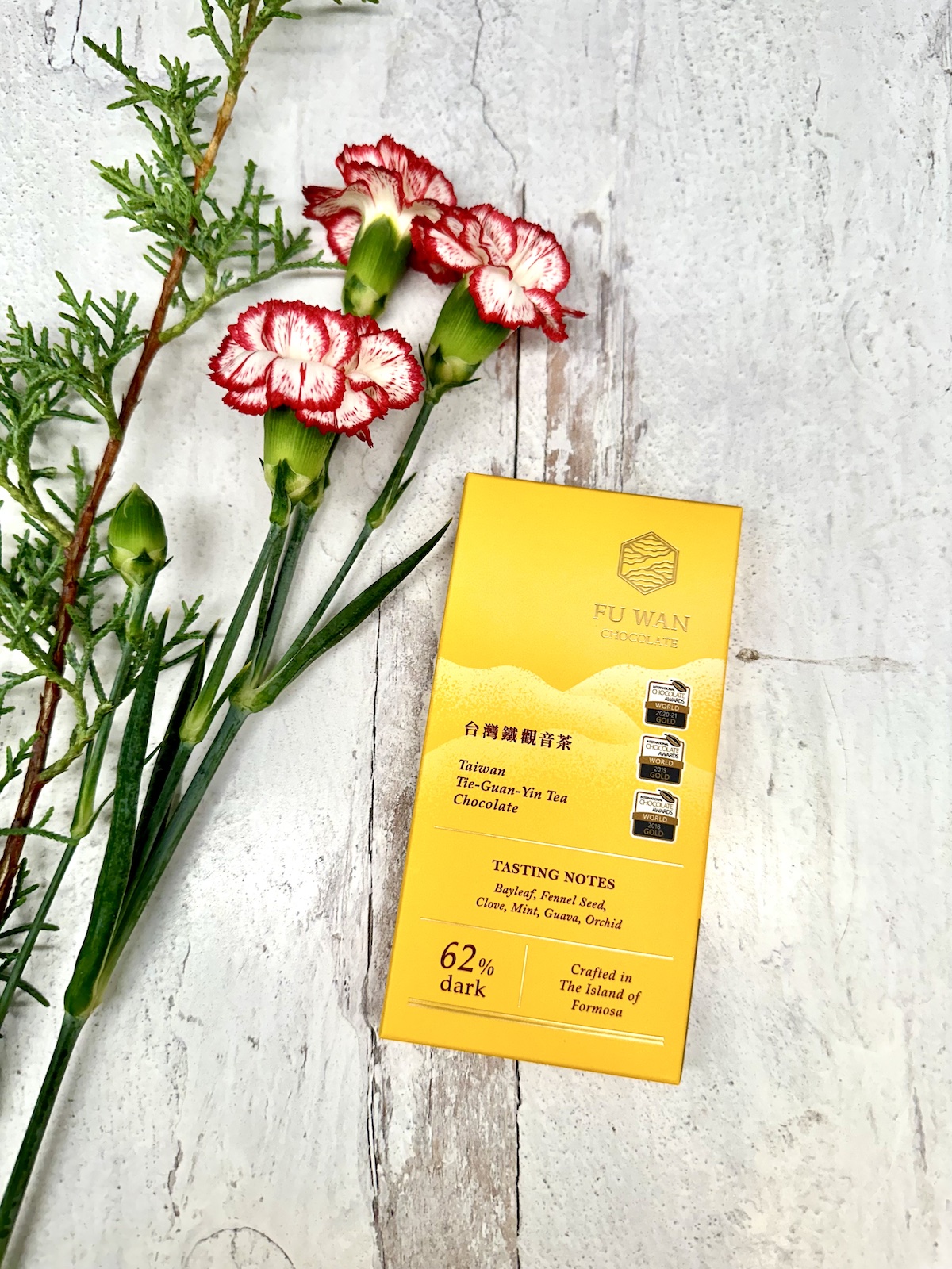 Fu Wan Taiwan Tie Guan Yin Tea Dark Chocolate 62%