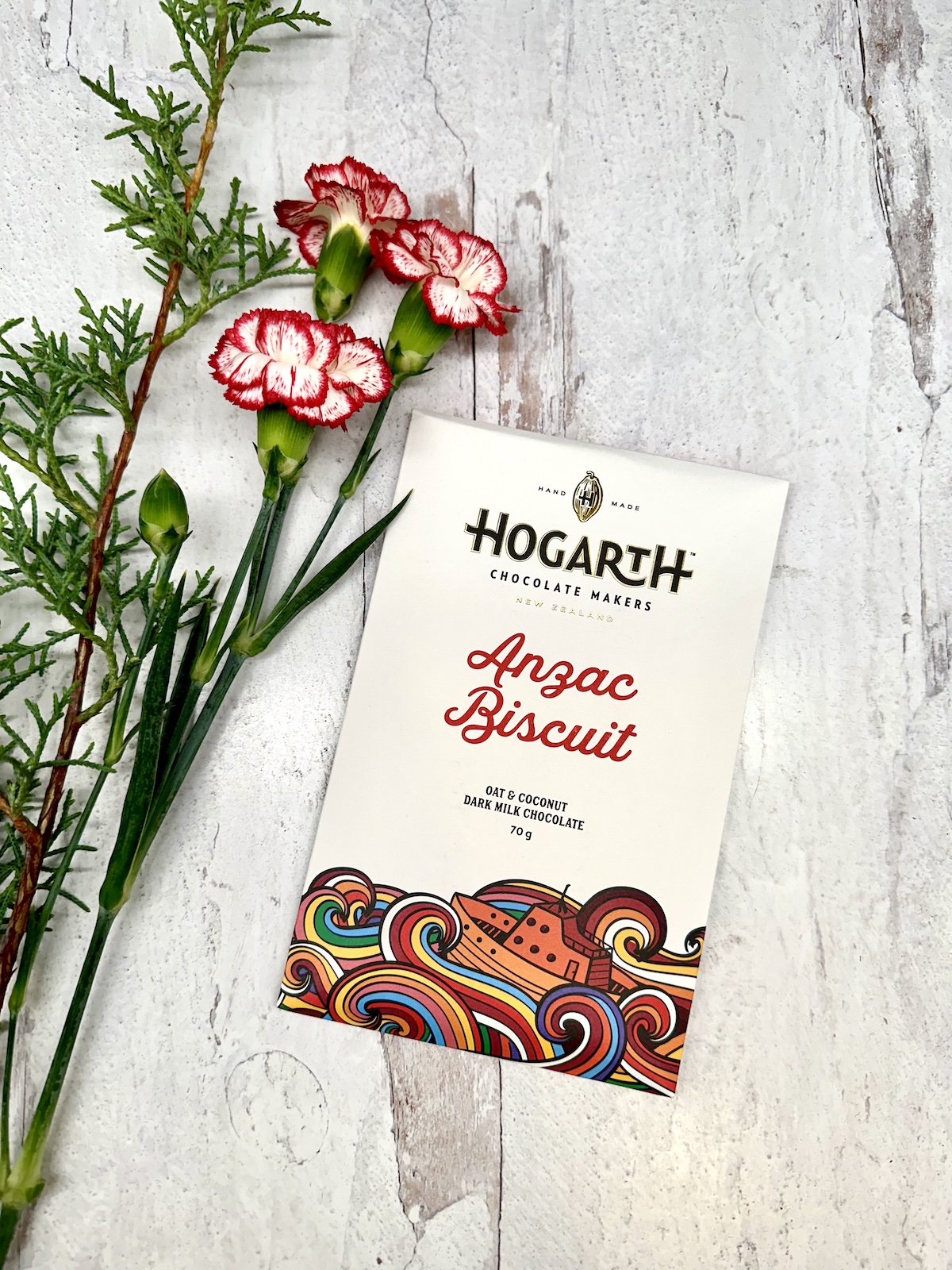 Hogarth Anzac Biscuit Dark Milk 53%
