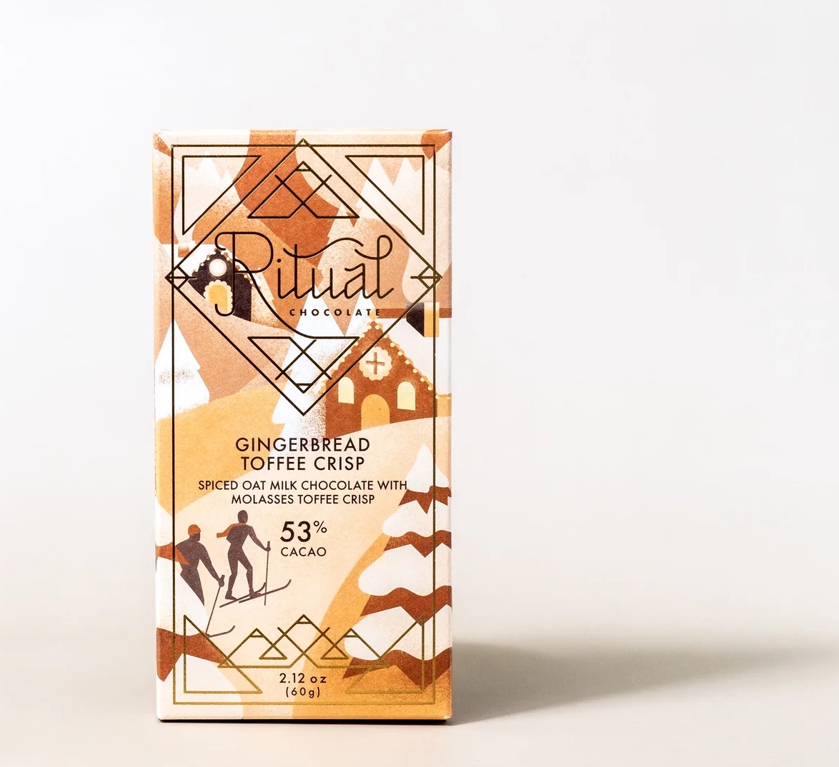 Ritual Gingerbread Toffee Crisp Oat Milk Chocolate 53%