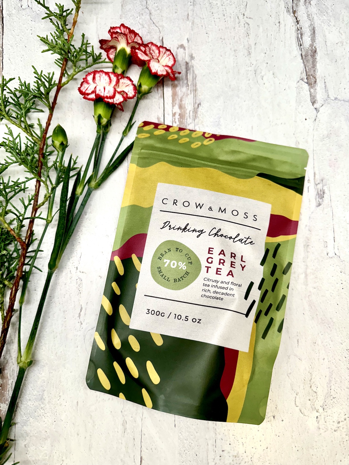 Crow & Moss Earl Grey Tea Drinking Chocolate