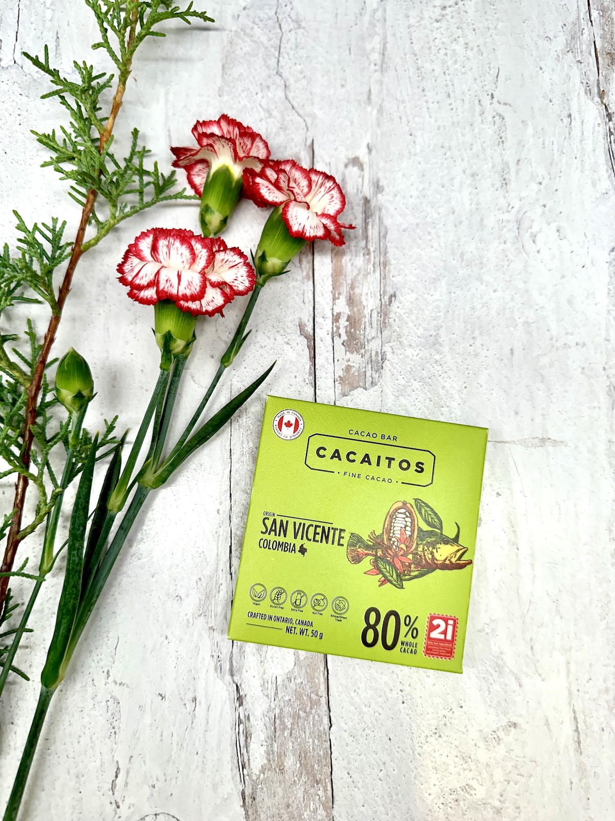 CACAITOS San Vicente Colombia Dark Chocolate 80%