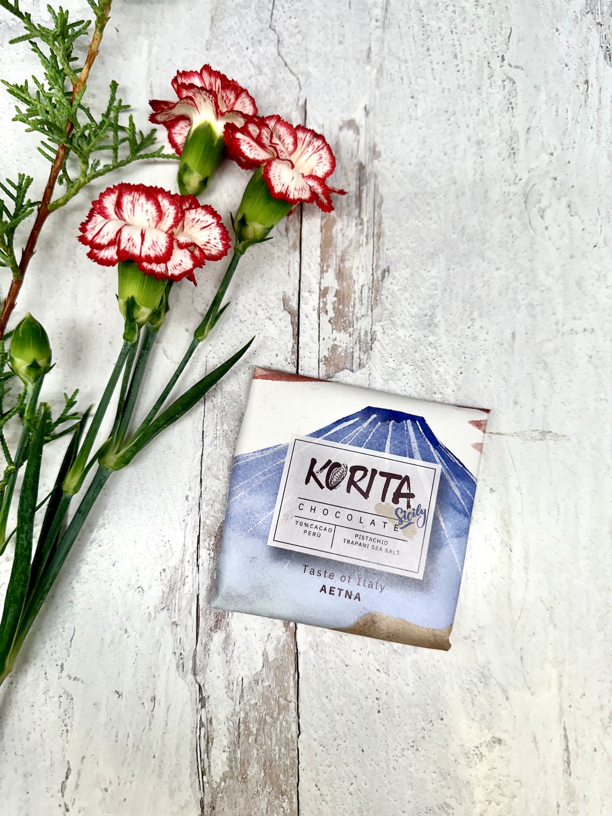 Korita Sicily Pistachio & Sea Salt Dark 70%