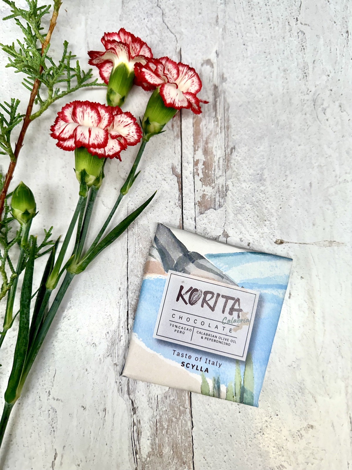 Korita Calabrian Olive Oil & Peperoncino Dark Chocolate 70%