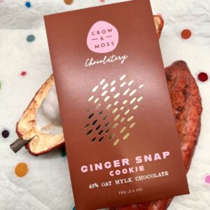 Crow & Moss Ginger Snap Cookie Oat Milk Chocolate 40%