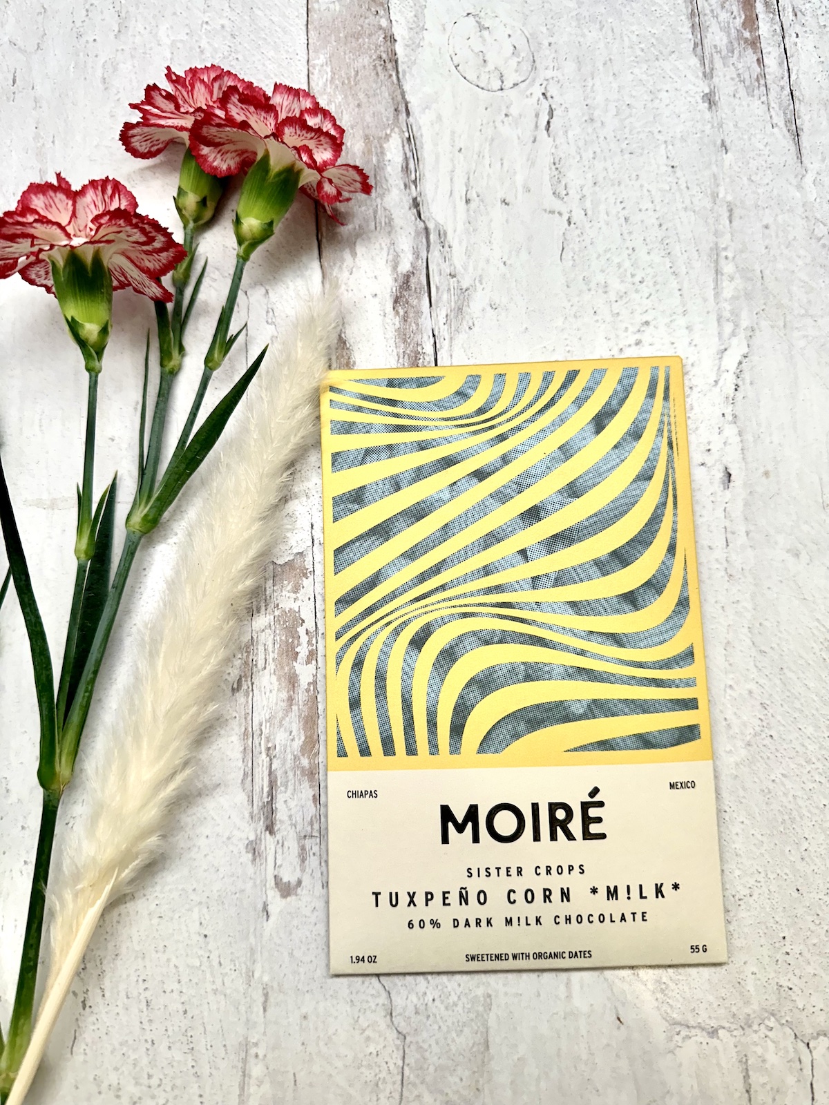 MOIRÉ Corn Vegan Dark Milk 60%