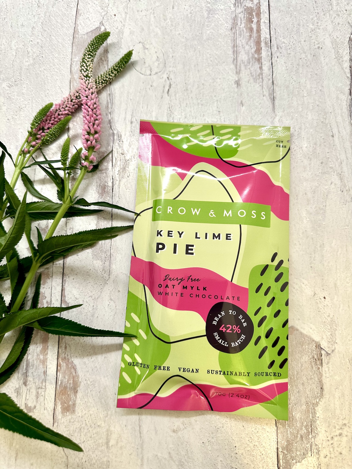 Crow & Moss Key Lime Pie Vegan White 42%