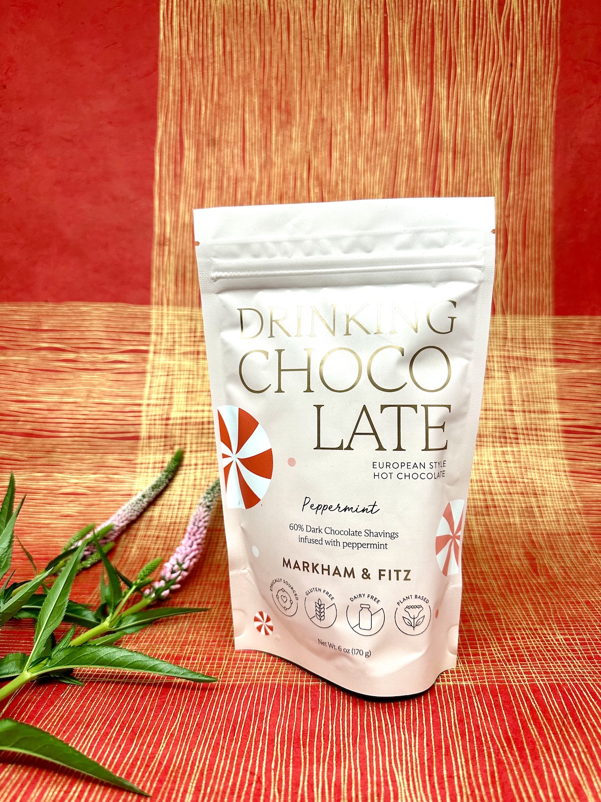 Markham & Fitz Peppermint Dark Drinking Chocolate 60%